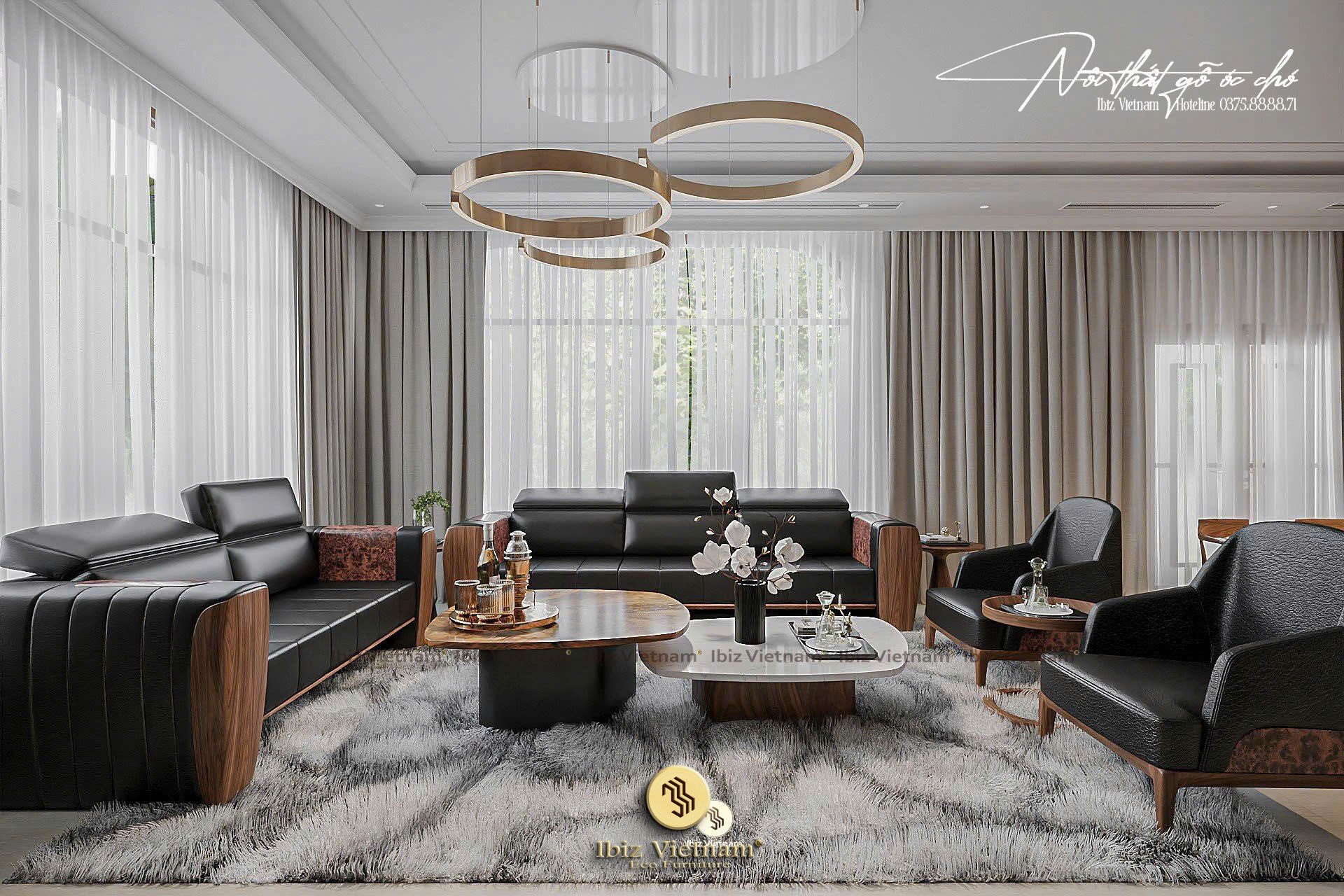 Dự án thiết kế nội thất biệt thự gỗ óc chó siêu Vip phố Hoài Thanh - Mỹ Đình