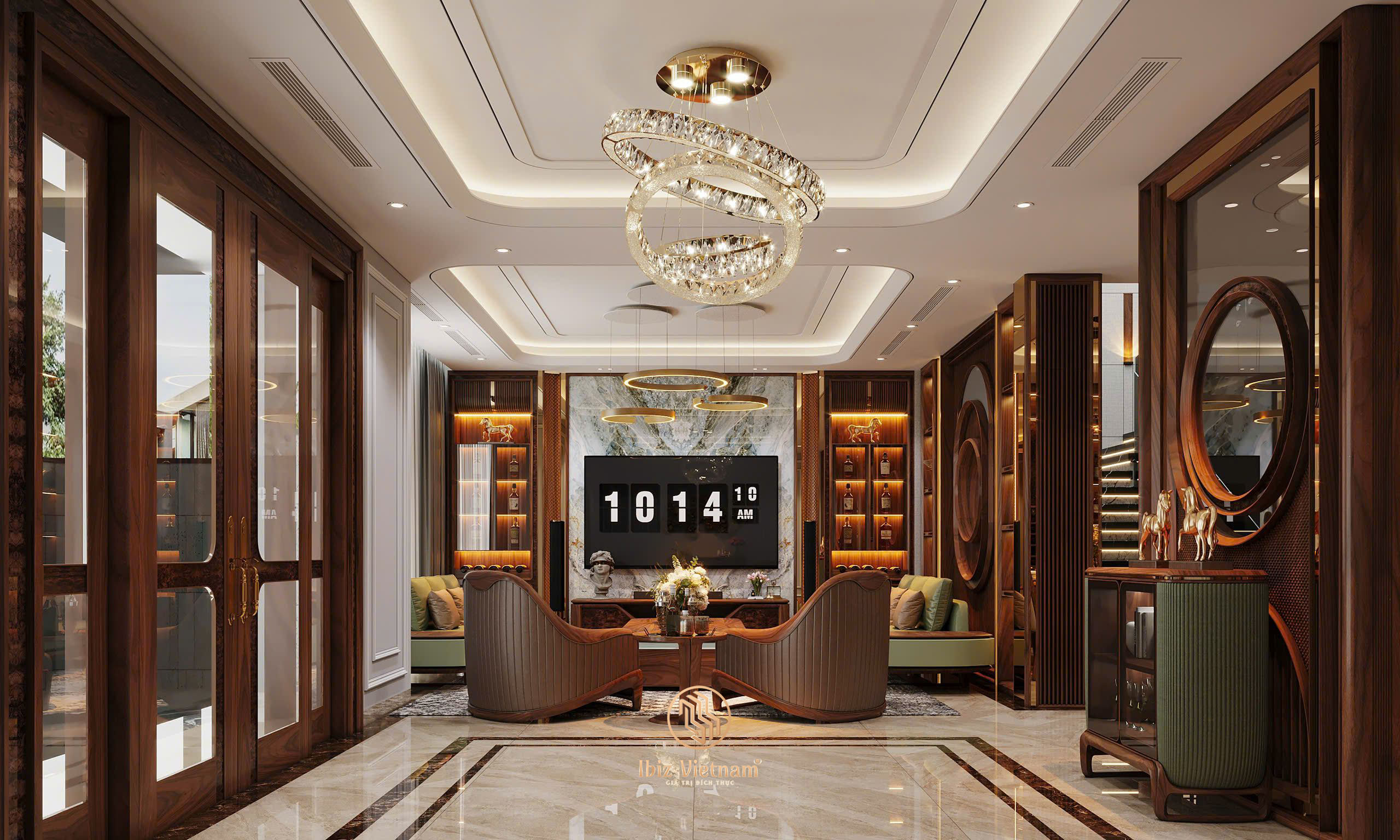 du-an-thiet-ke-noi-that-biet-thu-go-oc-cho-Hung-Yen-3d (18) Dự án thiết kế nội thất biệt thự gỗ óc chó Hưng Yên