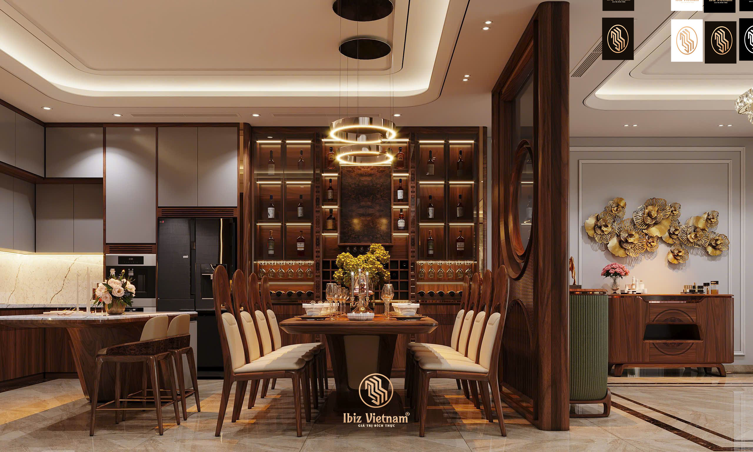 du-an-thiet-ke-noi-that-biet-thu-go-oc-cho-Hung-Yen-3d (9) Dự án thiết kế nội thất biệt thự gỗ óc chó Hưng Yên