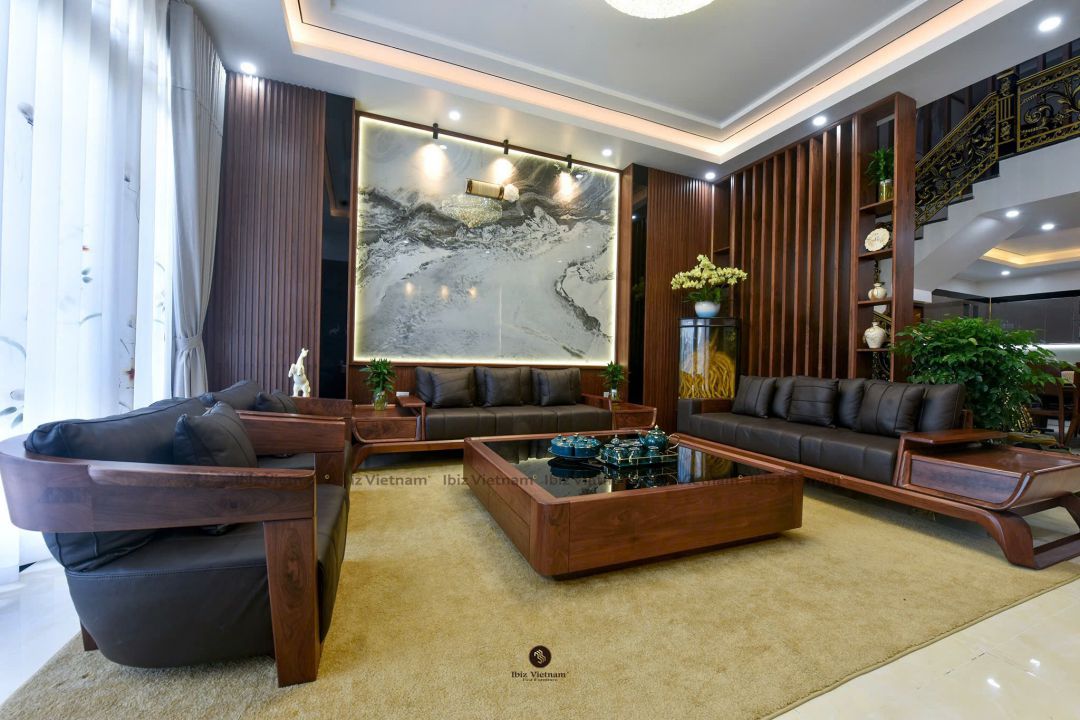 mẫu biệt thự gỗ óc chó