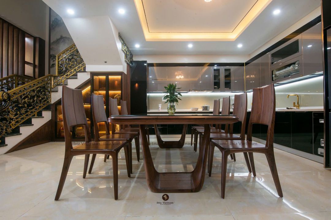 mẫu biệt thự gỗ óc chó